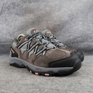 Hi Tec Shoes Womens 6.5 Hiking Outdoor Sport Active Leather Lace Up Waterproof